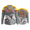 3711 WOMENS V NECK LONGSLEEVE YARDBIRDZ-2