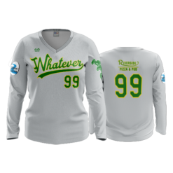 3676 WOMENS V NECK LONGSLEEVE WHATEVER-SOFTBALL-2