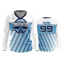 3714 WOMENS V NECK LONGSLEEVE MOUNTAIN-STATE-MAVERICKS-2