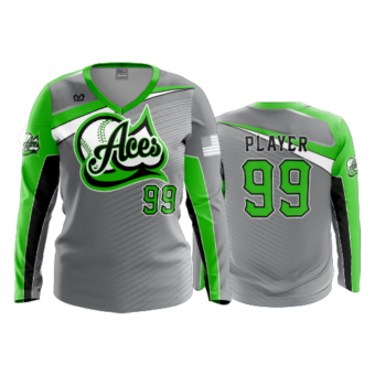 3721 WOMENS V NECK LONGSLEEVE ELKO-ACES-3
