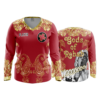 1303 WOMENS V NECK LONGSLEEVE GODS-OF-REHAB-1