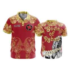 1303 MENS POLO SHIRT GODS-OF-REHAB-ADDS