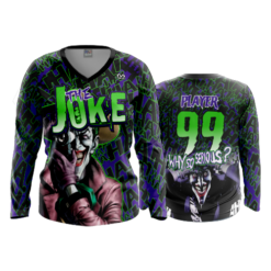 3717 WOMENS V NECK LONGSLEEVE THE-JOKE-1