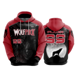 3723 UNISEX FLEECE HOODY WOLPACK-2023-1