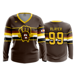 3728 WOMENS V NECK LONGSLEEVE THE-CLEVELAND-STEAMERS-1