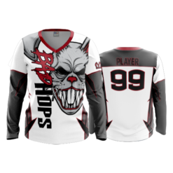 1111 WOMENS V NECK LONGSLEEVE BAD-HOPS-2