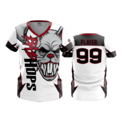 1111 WOMENS V NECK BAD-HOPS-2