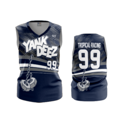 3725 WOMENS V NECK SLEEVELESS YANK-DEEZ-1