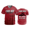3637 MENS FULL BUTTON DOWN CODE-RED-LAWNS