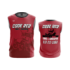 3637 MENS SPORT CREW NECK SLEEVELESS CODE-RED-LAWNS