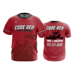 3637 MENS SPORT CREW NECK CODE-RED-LAWNS