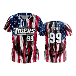 2573 WOMENS 2 BUTTON SCOOP NECK CENTRAL-OHIO-TIGERS-USA