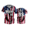 2573 WOMENS V NECK CENTRAL-OHIO-TIGERS-USA