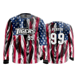 2573 MENS SPORT LONGSLEEVE CENTRAL-OHIO-TIGERS-USA