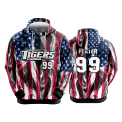2573 UNISEX FLEECE HOODY CENTRAL-OHIO-TIGERS-USA