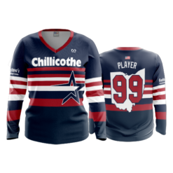2701 WOMENS V NECK LONGSLEEVE CHILLICOTHE-ALL-STARS-1