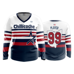 2701 WOMENS V NECK LONGSLEEVE CHILLICOTHE-ALL-STARS-2