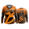 3732 WOMENS V NECK LONGSLEEVE BEVERLY-BANDITS-ORANGE
