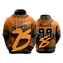 3732 UNISEX FLEECE HOODY BEVERLY-BANDITS-ORANGE