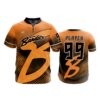 3732 QUARTER ZIP BATTING JACKET SHORT SLEEVE BEVERLY-BANDITS-ORANGE