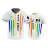 2828 MENS SPORT V NECK BEER-MONEY-PRIDE-WHITE