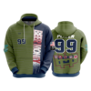 2828 UNISEX FLEECE HOODY BEER-MONEY-USA