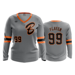 3732 WOMENS V NECK LONGSLEEVE BEVERLY-BANDITS-2