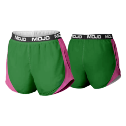2847 WOMENS MICRO FIBER PRACTICE SHORT PINKALICIOUS-GREEN-1