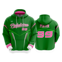 2847 UNISEX FLEECE HOODY PINKALICIOUS-GREEN-1
