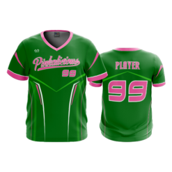 2847 MENS SPORT V NECK PINKALICIOUS-GREEN-1