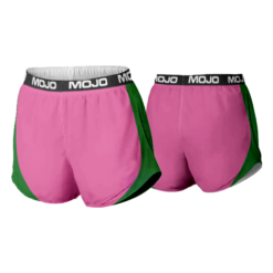 2847 WOMENS MICRO FIBER PRACTICE SHORT PINKALICIOUS-GREEN-2