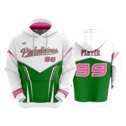 2847 UNISEX FLEECE HOODY PINKALICIOUS-GREEN-2