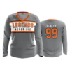 3741 WOMENS V NECK LONGSLEEVE LEGENDS-NEVER-DIE-1