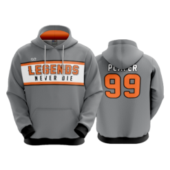 3741 UNISEX FLEECE HOODY LEGENDS-NEVER-DIE-1