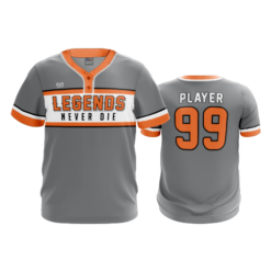 3741 MENS 2 BUTTON SCOOP NECK LEGENDS-NEVER-DIE-1