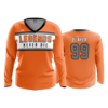 3741 WOMENS V NECK LONGSLEEVE LEGENDS-NEVER-DIE-2