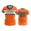 3741 WOMENS V NECK LEGENDS-NEVER-DIE-2
