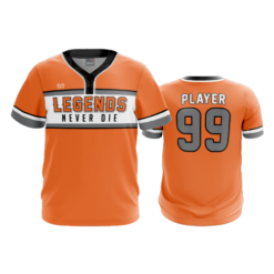 3741 MENS 2 BUTTON SCOOP NECK LEGENDS-NEVER-DIE-2