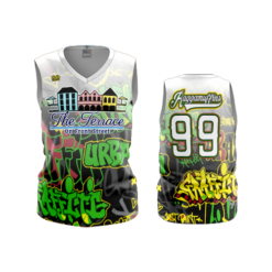 3731 WOMENS V NECK SLEEVELESS RAGGAMUFFINS-2