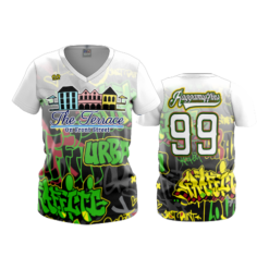 3731 WOMENS V NECK RAGGAMUFFINS-2