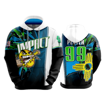 3729 UNISEX FLEECE HOODY IMPACT-2