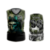 3733 WOMENS V NECK SLEEVELESS DYSFUNCTIONAL-VETERANS-1
