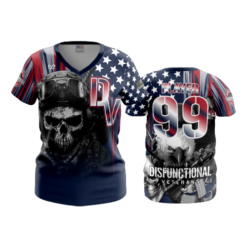 3733 WOMENS V NECK DYSFUNCTIONAL-VETERANS-2