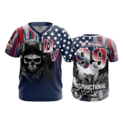 3733 MENS 2 BUTTON SCOOP NECK DYSFUNCTIONAL-VETERANS-2