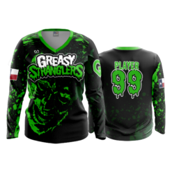 3087 WOMENS V NECK LONGSLEEVE GREASY-STRANGLERS-1