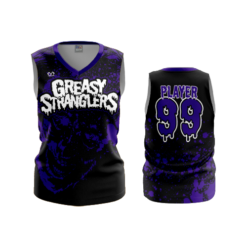 3087 WOMENS V NECK SLEEVELESS GREASY-STRANGLERS-2