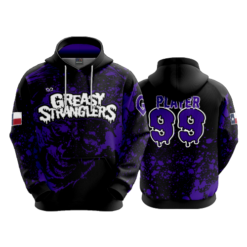 3087 UNISEX FLEECE HOODY GREASY-STRANGLERS-2