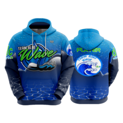 3730 UNISEX FLEECE HOODY BLUE-WAVE-1