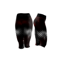 2898 WOMENS CAPRI LEGGINGS SPIDER-DRAFT-DARK-RED-2