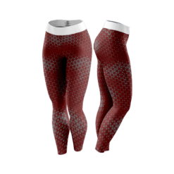 2898 WOMENS LEGGINGS SPIDERDRAFTDARKRED1